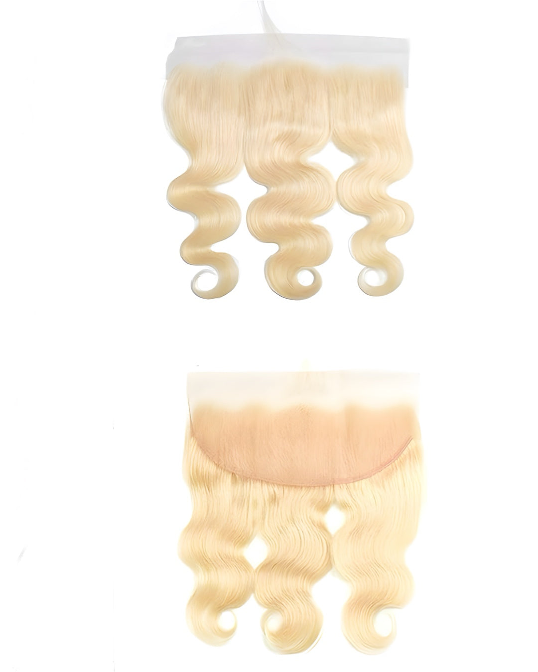 13x4 Platinum Blonde Body Wave Frontal